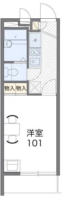 レオパレス竹山弐番館 1