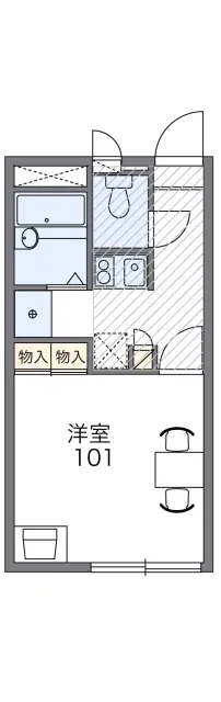 レオパレスヲビレ４３６ 1