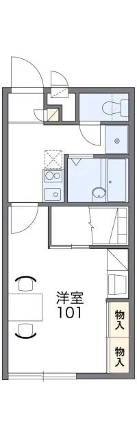 レオパレス馬場出 1