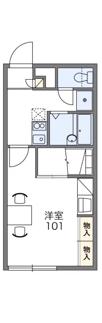 レオパレス麻里Ⅱ 1