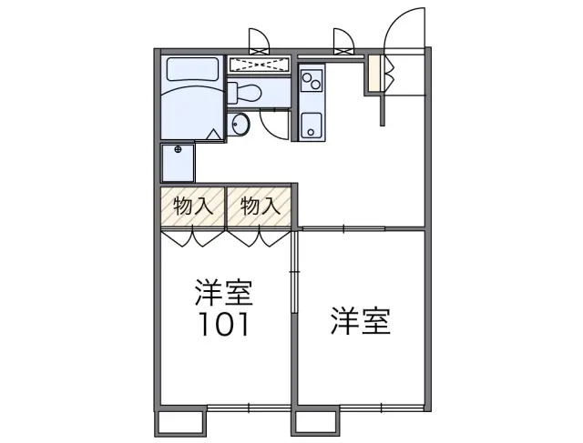 レオパレスＭＩＮＡＭＩ　ＨＡＮＹＵⅡ 1