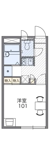 レオパレス火切塚Ⅱ 1